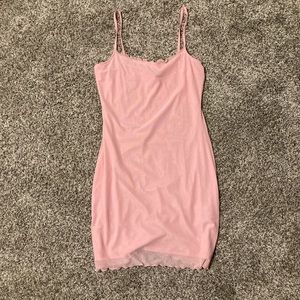 H&M pink mini dress